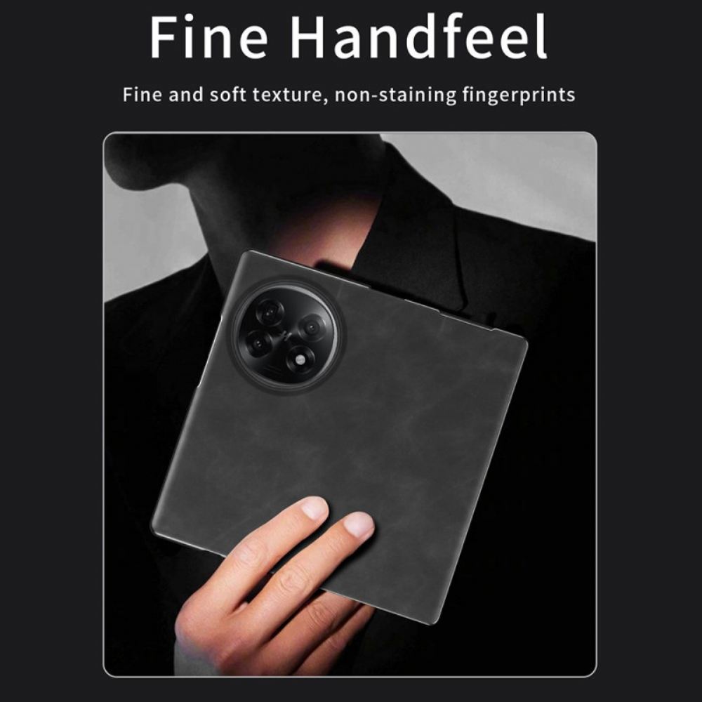 Pouzdro Oppo Find N5 Kožený Efekt