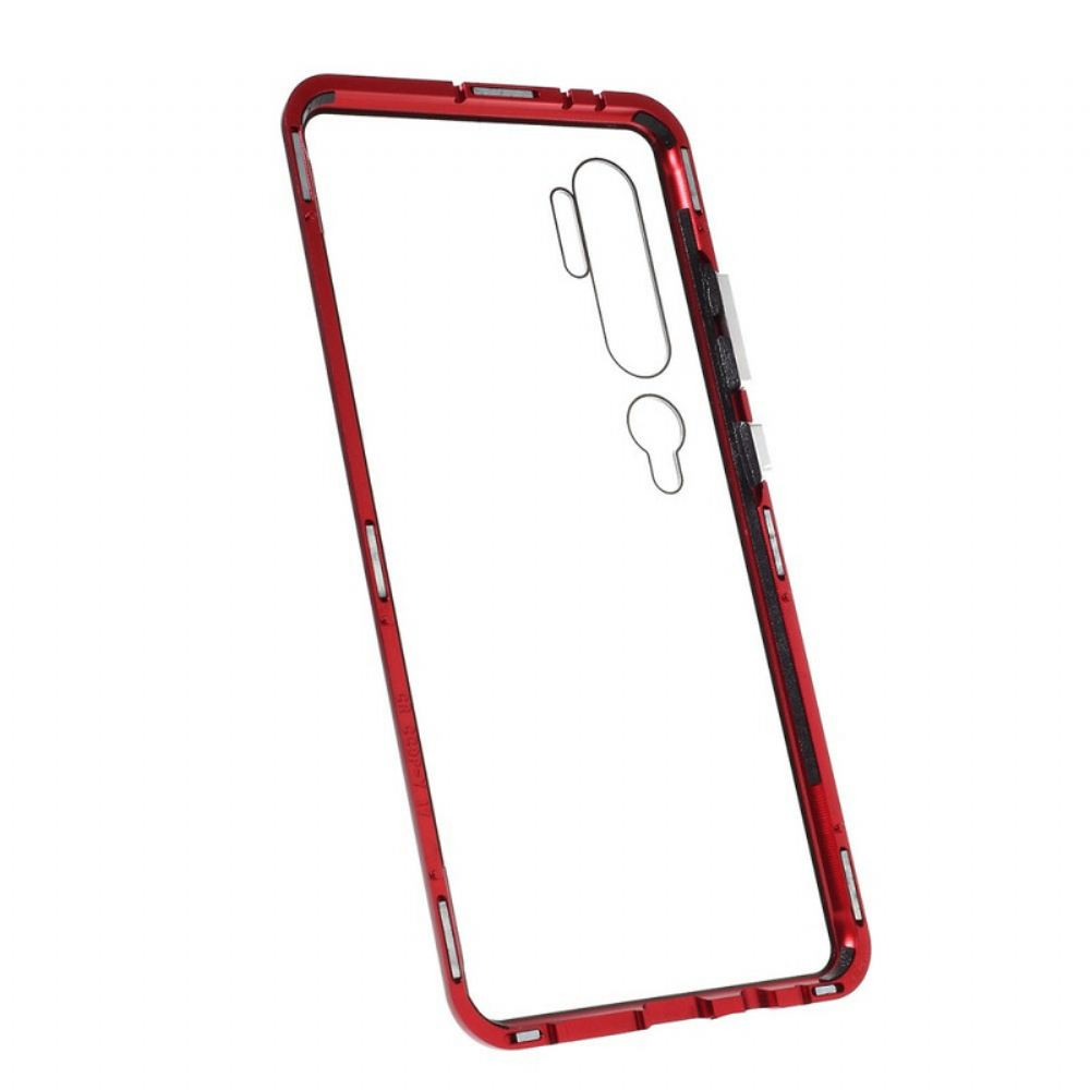 Kryty Na Mobil Na Xiaomi Mi Note 10 / 10 Pro Kovové Hrany A Tvrzené Sklo