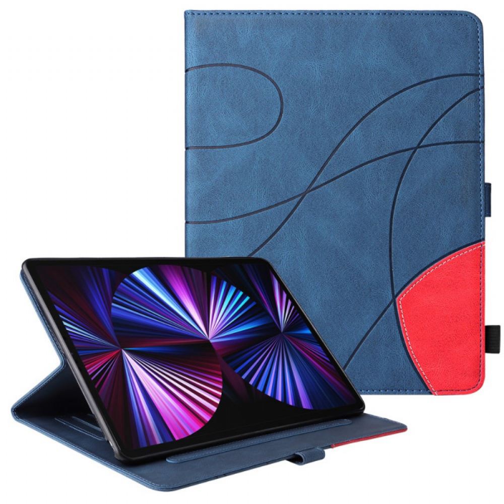 Flipové Pouzdro Na iPad Pro 12.9" (2021) (2020) (2018) Dvoubarevný Design