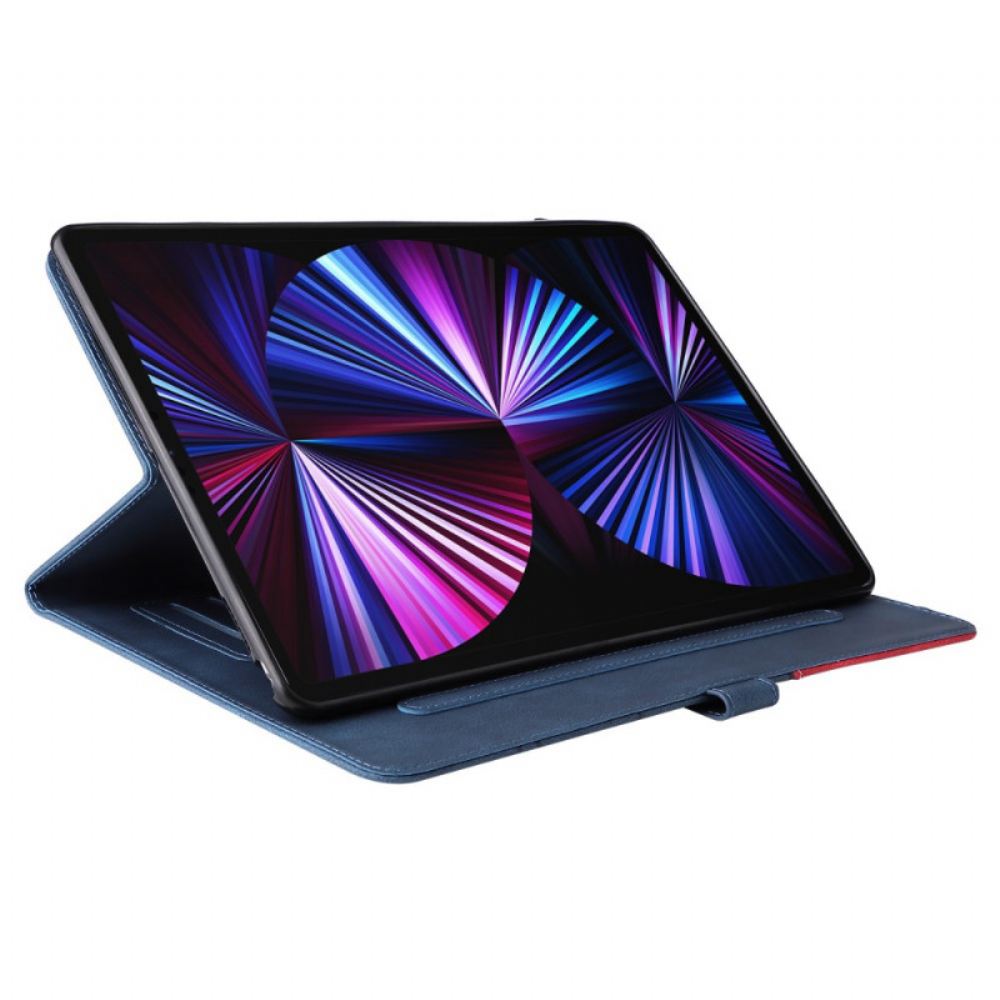 Flipové Pouzdro Na iPad Pro 12.9" (2021) (2020) (2018) Dvoubarevný Design