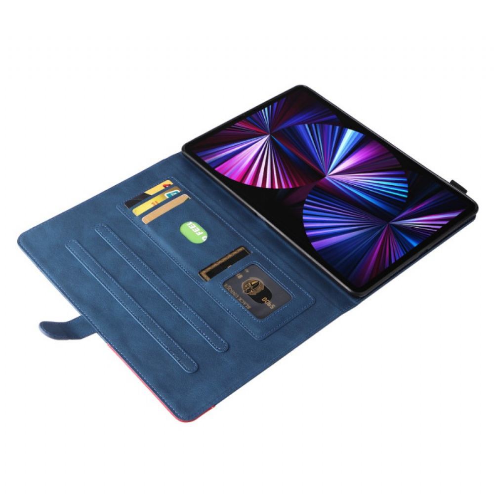 Flipové Pouzdro Na iPad Pro 12.9" (2021) (2020) (2018) Dvoubarevný Design