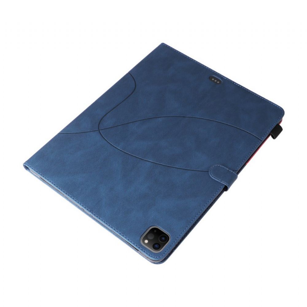 Flipové Pouzdro Na iPad Pro 12.9" (2021) (2020) (2018) Dvoubarevný Design