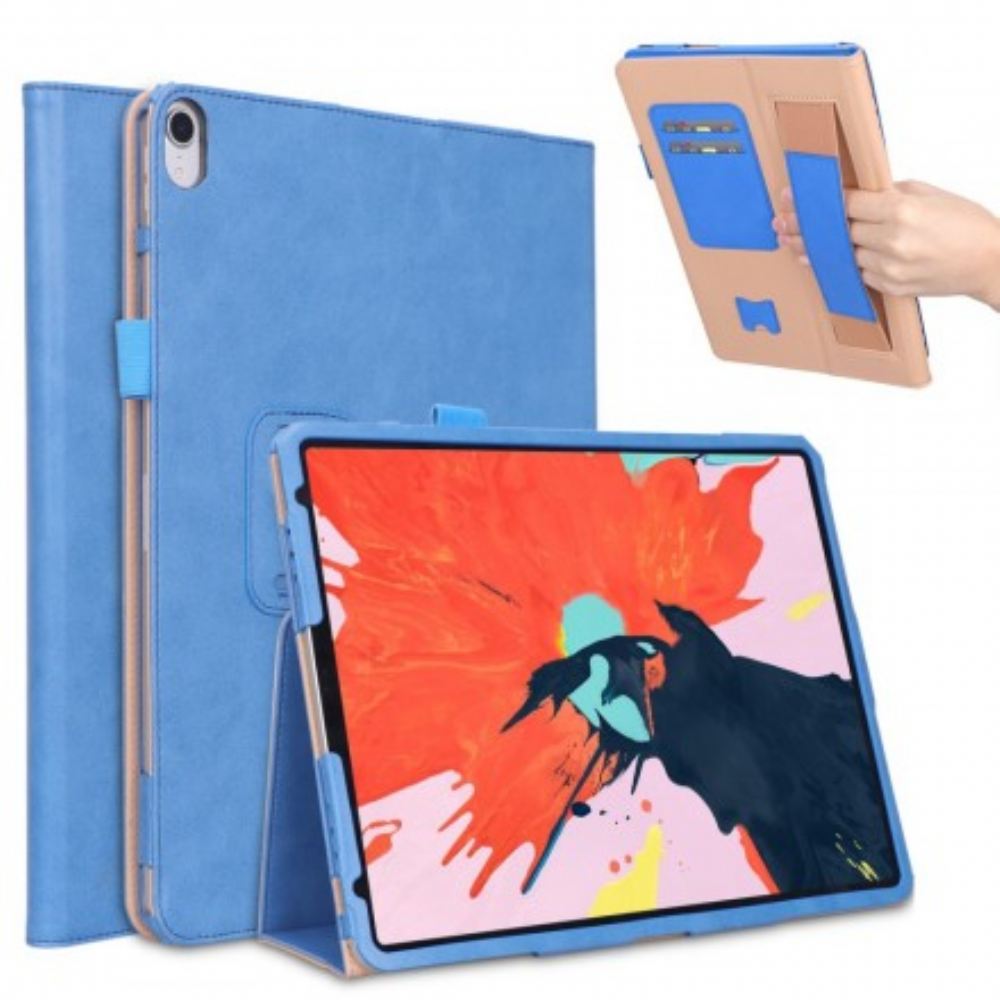 Flipové Pouzdro Na iPad Pro 12.9" (2021) (2020) (2018) Kožený Styl S Páskem