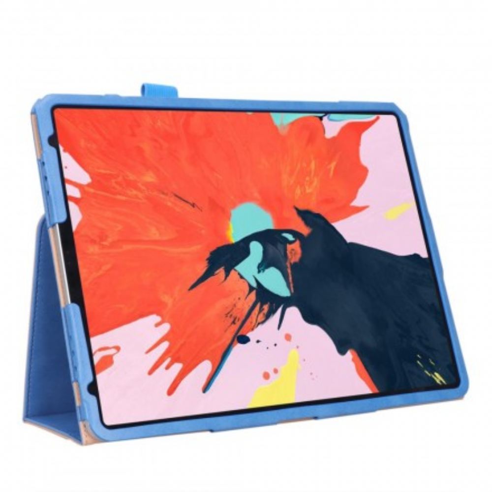 Flipové Pouzdro Na iPad Pro 12.9" (2021) (2020) (2018) Kožený Styl S Páskem