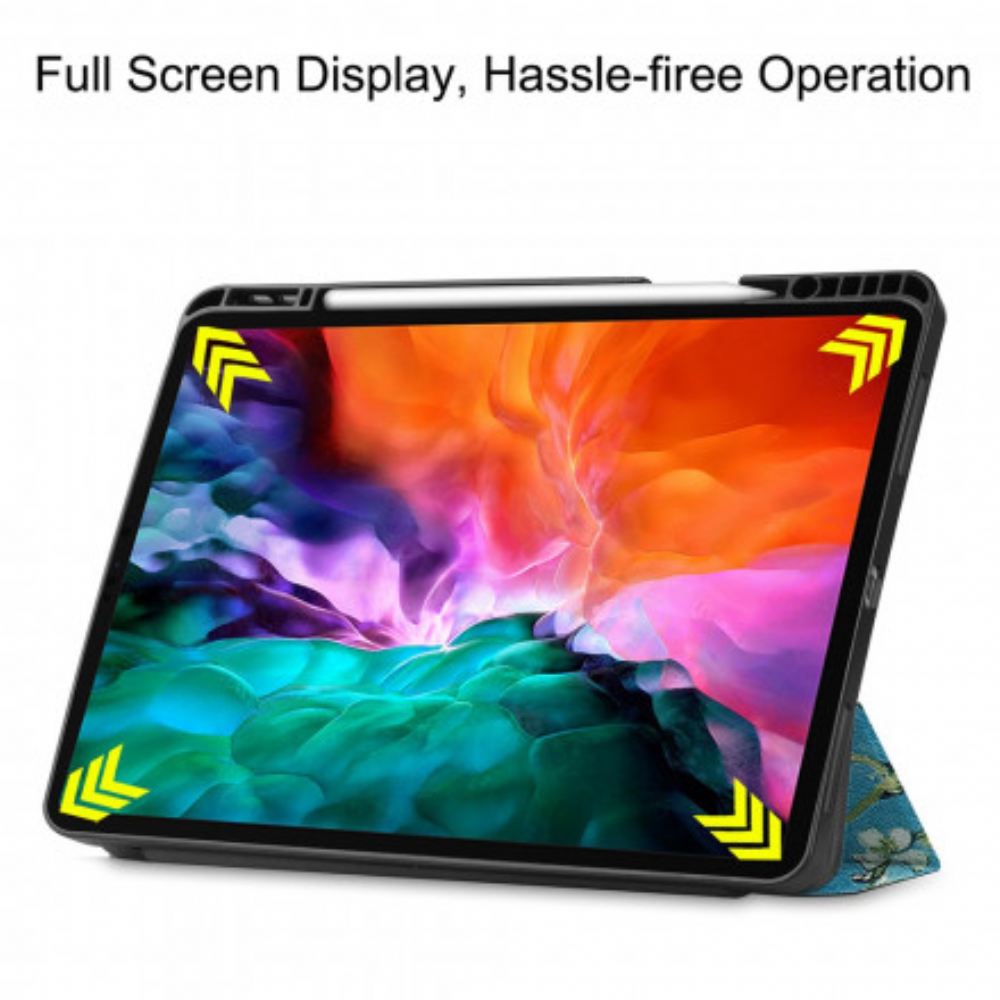 Kryty Na Mobil Na iPad Pro 12.9" (2021) (2020) (2018) Držák Doteku V Chrámu