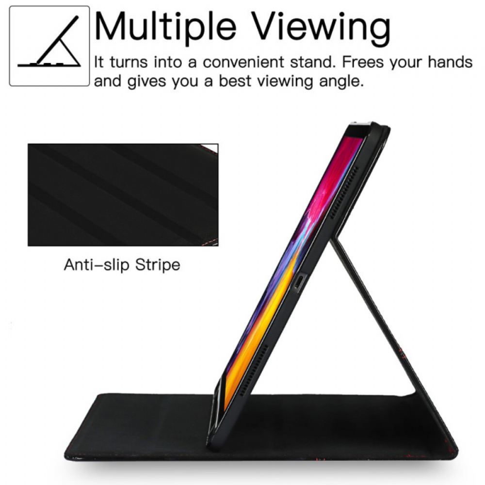Pouzdra Na iPad Pro 12.9" (2021) (2020) (2018) Pravá Kůže