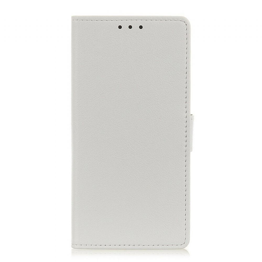 Flipové Pouzdro Na Google Pixel 6 Jednoduchý Lesklý Kožený Efekt