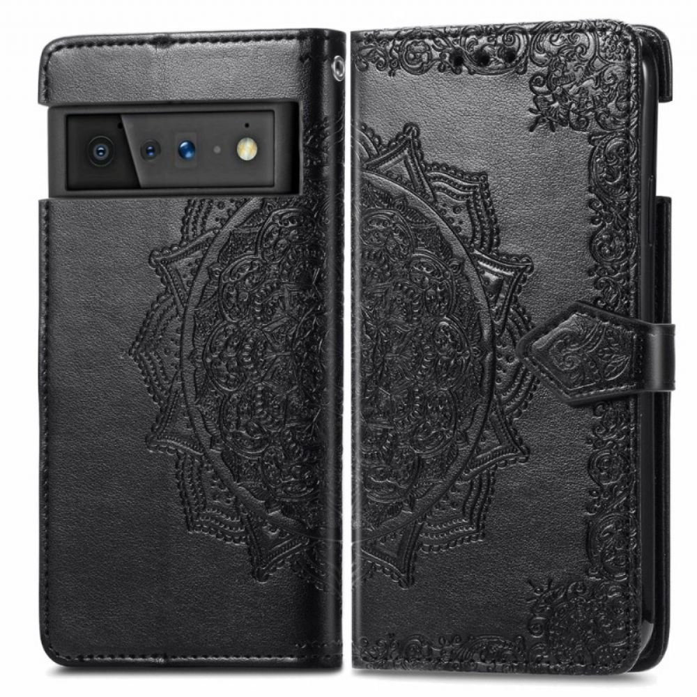 Flipové Pouzdro Na Google Pixel 6 Středověká Mandala