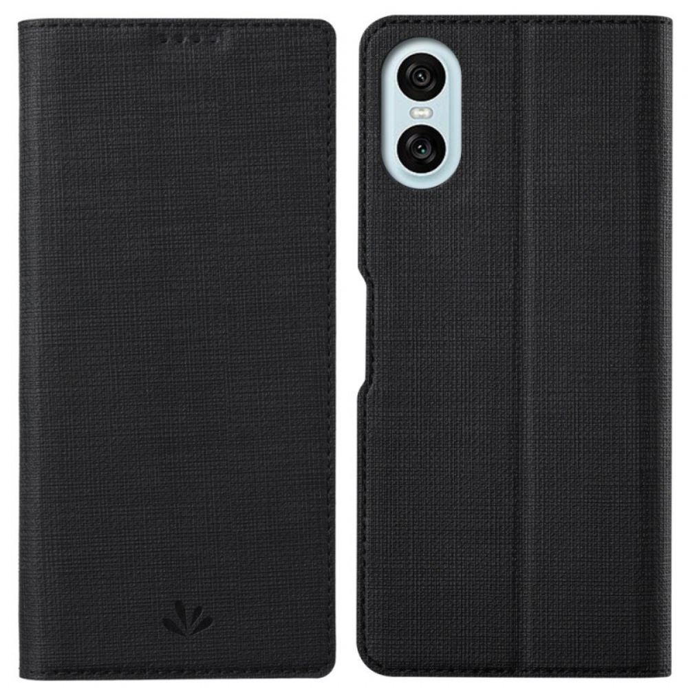 Kožené Pouzdro Folio Na Sony Xperia 10 Vi Vili Dmx