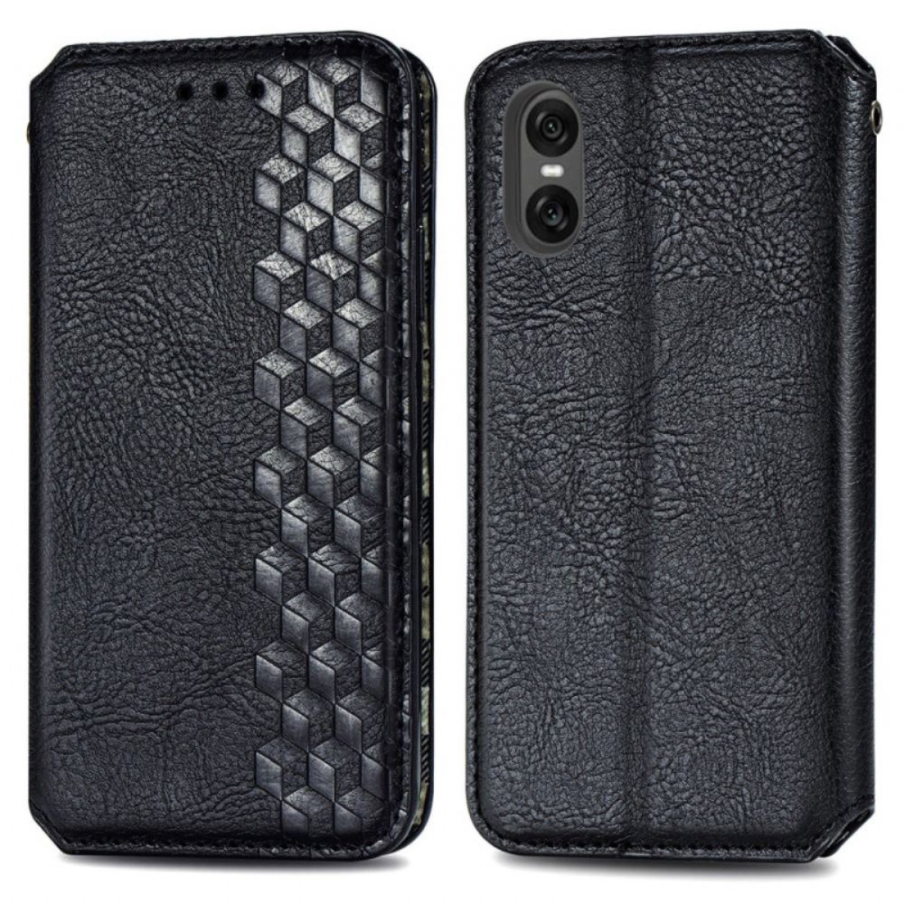 Kožené Pouzdro Sony Xperia 10 Vi Kryty Na Mobil Vintage Frieze