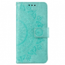 Kožený Kryt Na Sony Xperia 10 Vi Vzor Mandaly S Páskem