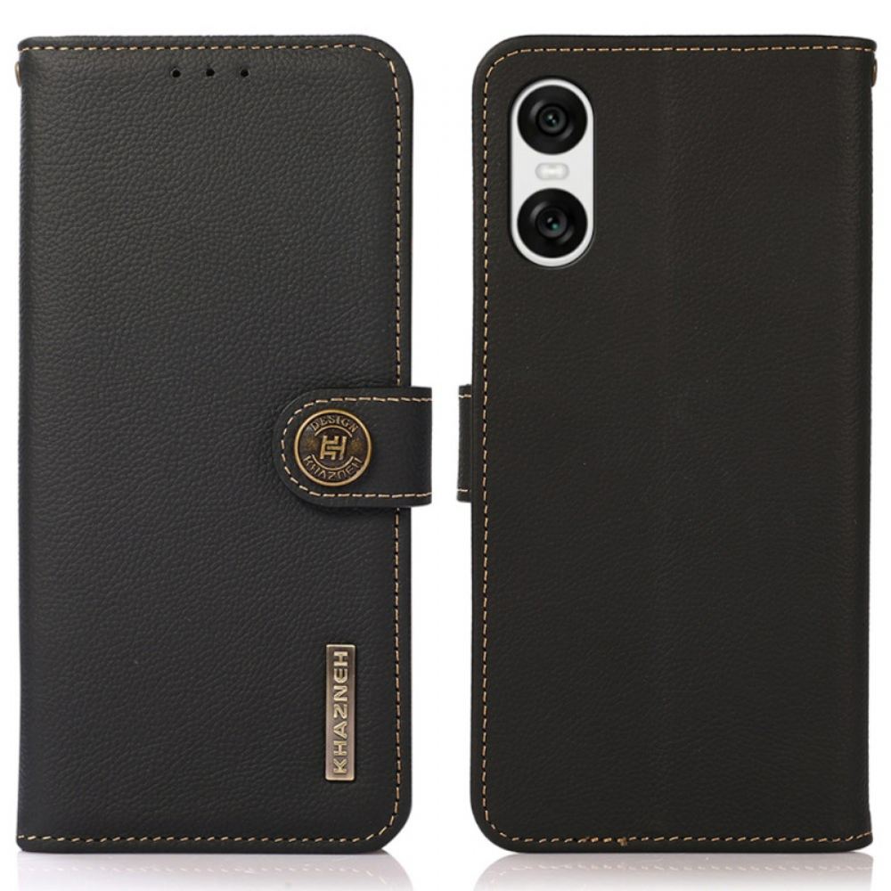 Kožený Kryt Sony Xperia 10 Vi Chazneh