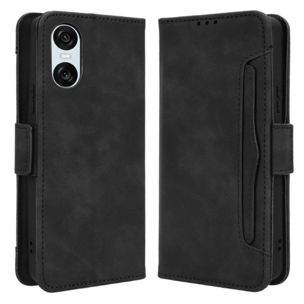 Kožený Kryt Sony Xperia 10 Vi Multi-cards