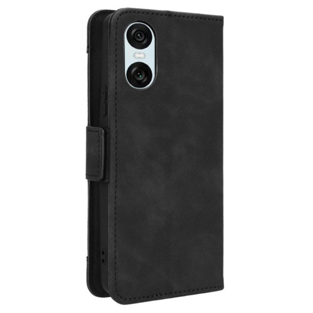 Kožený Kryt Sony Xperia 10 Vi Multi-cards