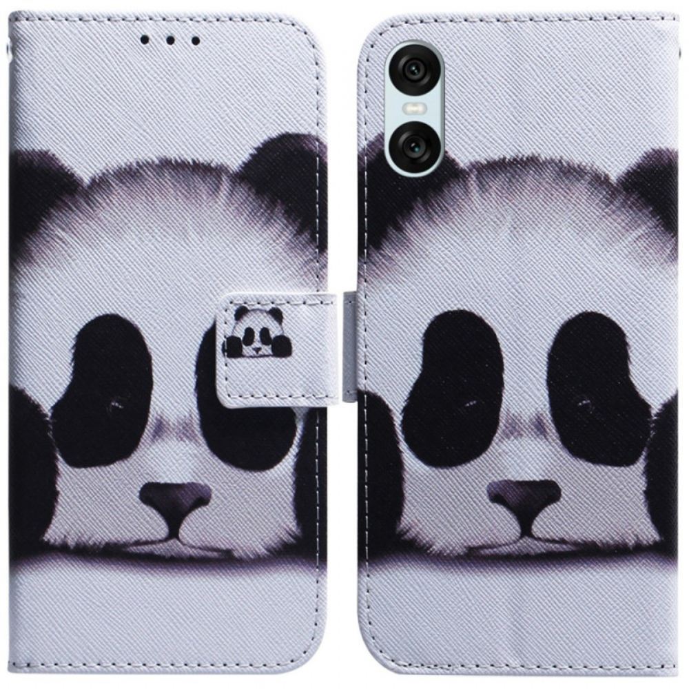 Kožený Kryt Sony Xperia 10 Vi Panda