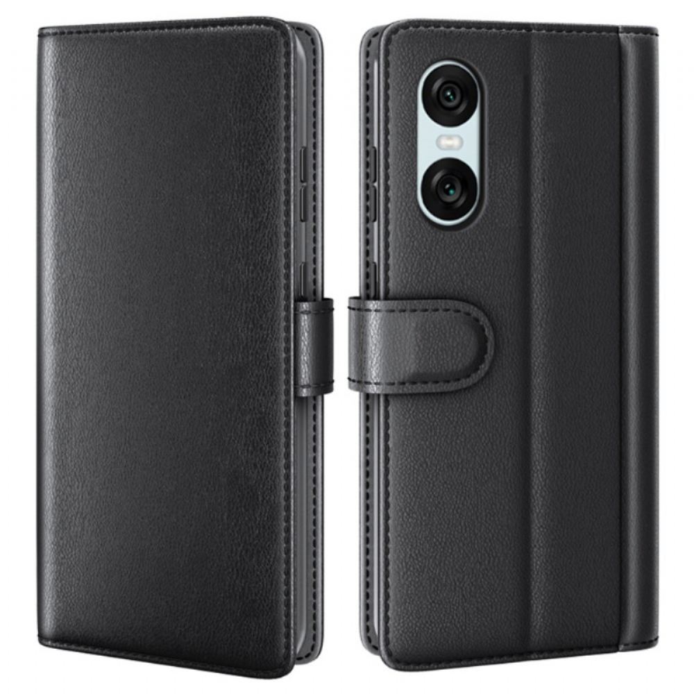 Kožený Kryt Sony Xperia 10 Vi Pravá Kůže