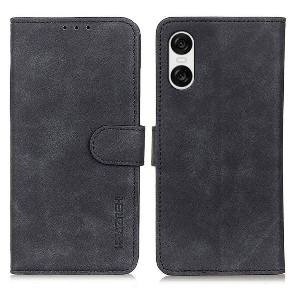 Kožený Kryt Sony Xperia 10 Vi Retro Chazneh