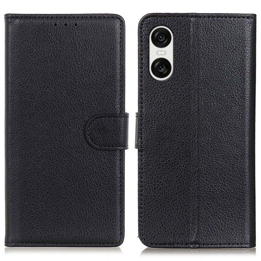 Peněženková Pouzdra Sony Xperia 10 Vi Tradiční Imitace Srdce