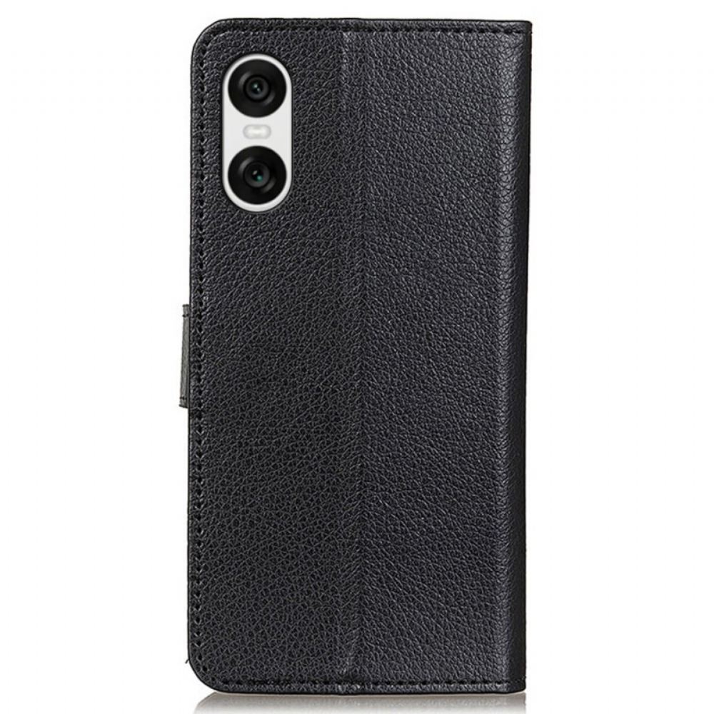 Peněženková Pouzdra Sony Xperia 10 Vi Tradiční Imitace Srdce