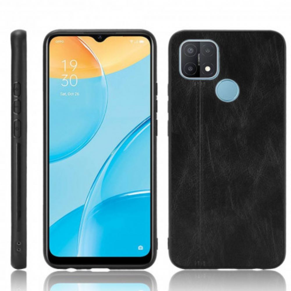 Kryt Na Oppo A15 Efekt Kůže Ve Švu