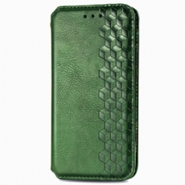 Kryty Na Mobil Na Moto G9 Plus Flipové Pouzdro Efekt Kůže S Diamantovou Texturou