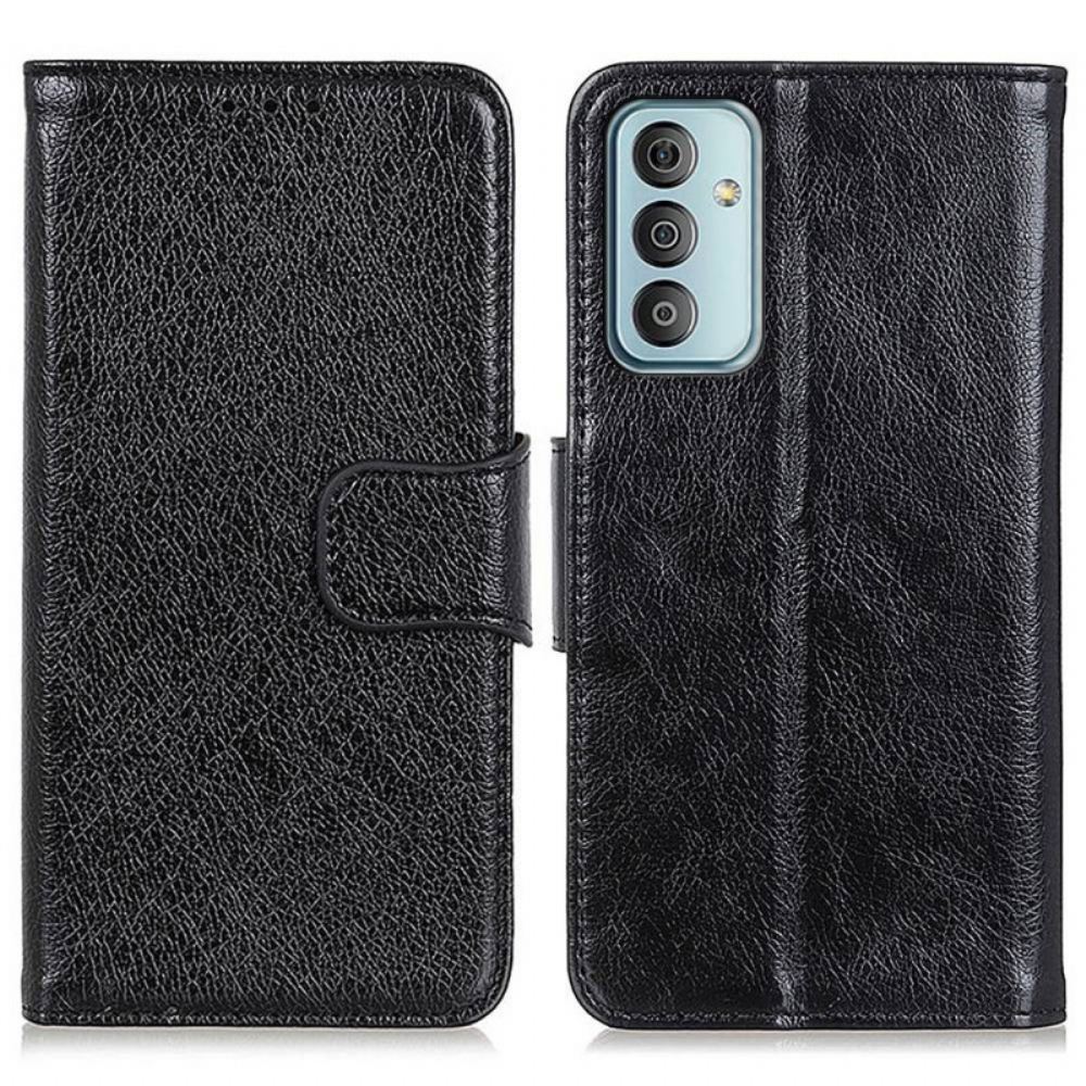 Flipové Pouzdro Na Samsung Galaxy M23 5G Dělená Kůže Nappa