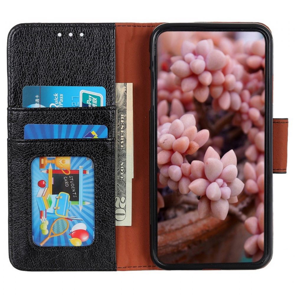 Flipové Pouzdro Na Samsung Galaxy M23 5G Dělená Kůže Nappa