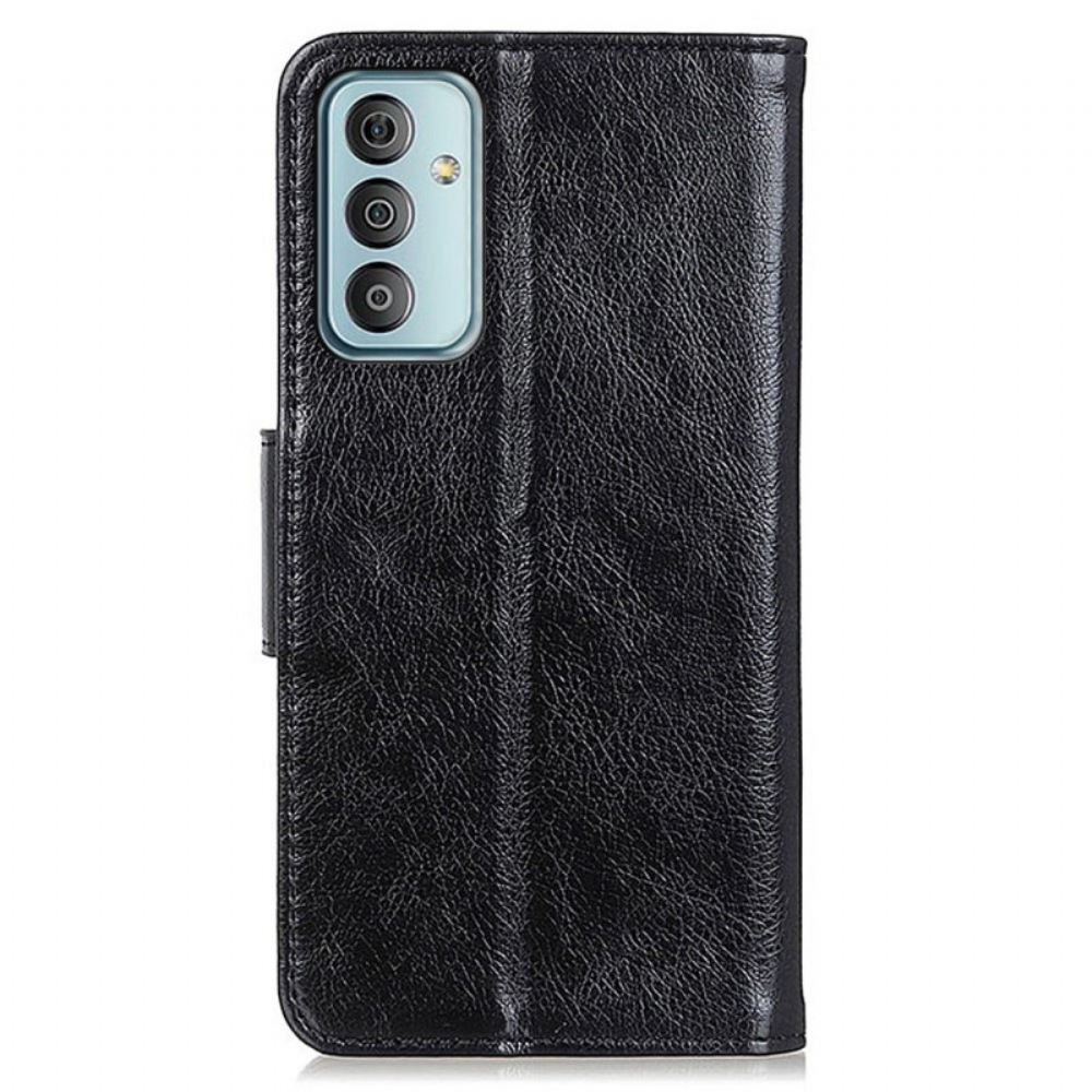 Flipové Pouzdro Na Samsung Galaxy M23 5G Dělená Kůže Nappa