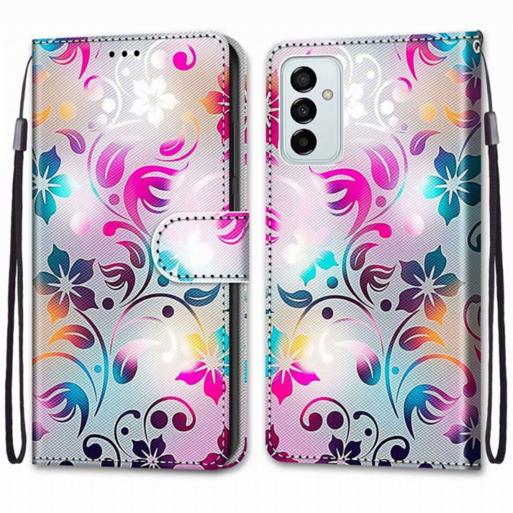 Flipové Pouzdro Na Samsung Galaxy M23 5G Grafika Se Šňůrkou