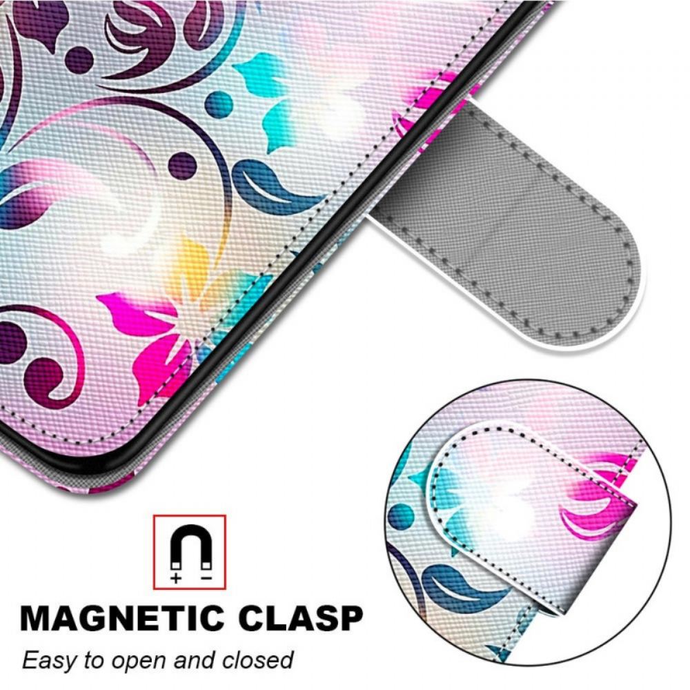 Flipové Pouzdro Na Samsung Galaxy M23 5G Grafika Se Šňůrkou