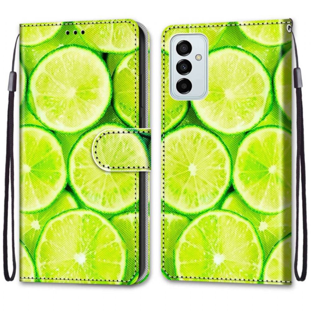 Flipové Pouzdro Na Samsung Galaxy M23 5G Limetky