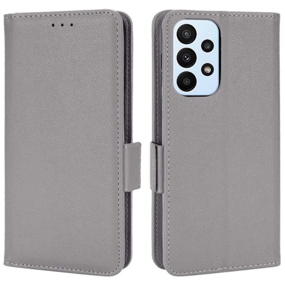 Flipové Pouzdro Na Samsung Galaxy M23 5G Styl Kůže Litchi