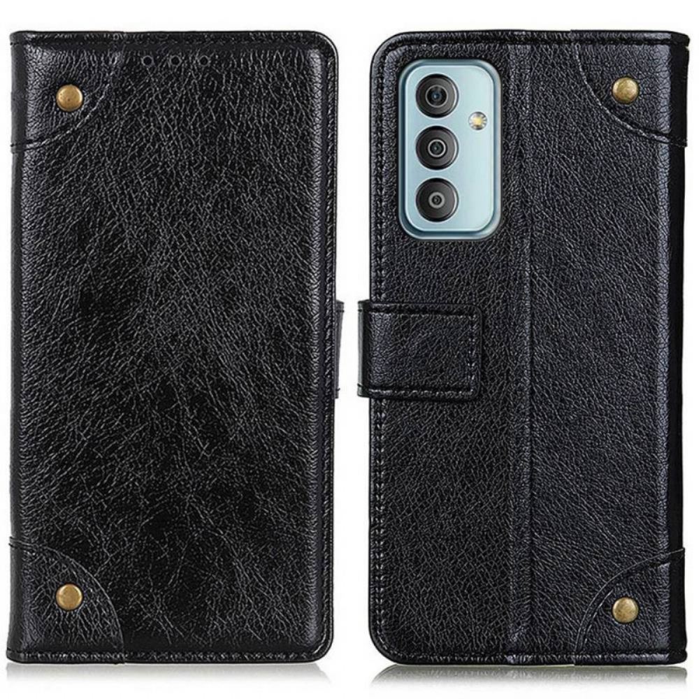 Flipové Pouzdro Na Samsung Galaxy M23 5G Vintage Kůže Nappa