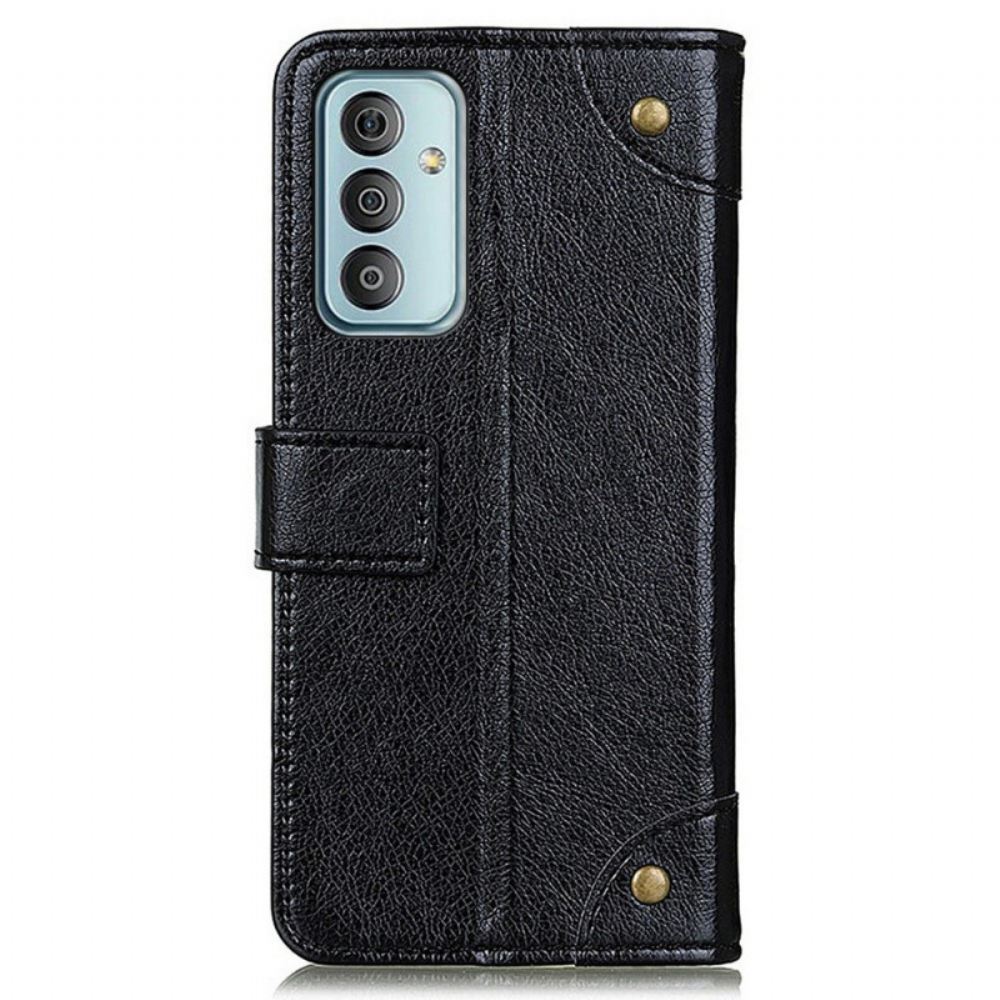 Flipové Pouzdro Na Samsung Galaxy M23 5G Vintage Kůže Nappa