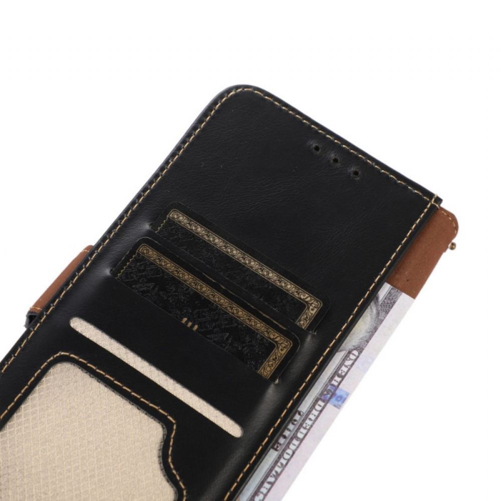 Kožené Pouzdro Na Samsung Galaxy M23 5G Funkce Rfid Z Pravé Kůže