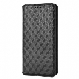 Kryty Na Mobil Na Samsung Galaxy M23 5G Flipové Pouzdro Efekt 3d Kostky