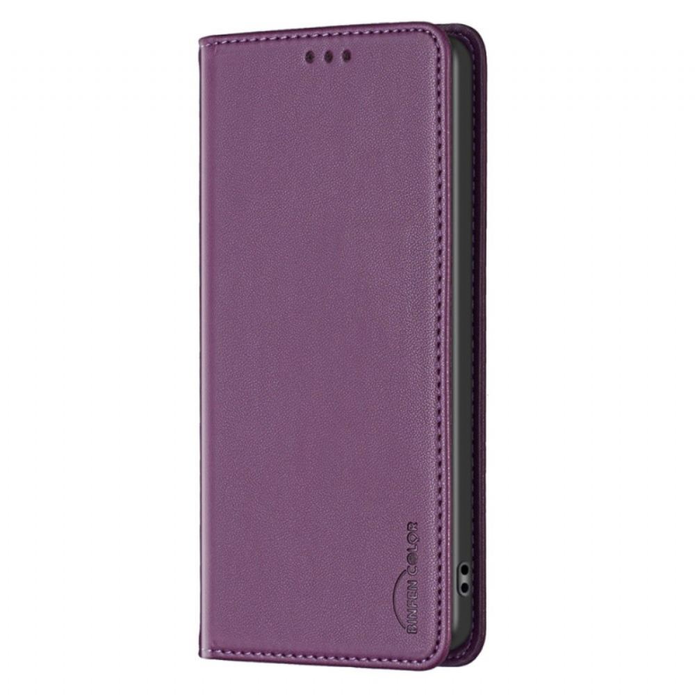 Kožené Pouzdro Folio Na Samsung Galaxy A15 Držák Karty Binfn Color