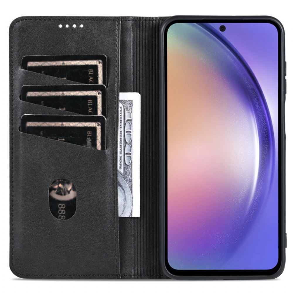 Kožené Pouzdro Samsung Galaxy A15 Kryty Na Mobil Azns