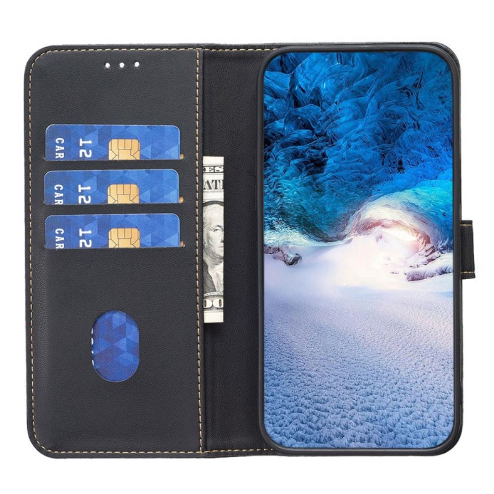 Kožený Kryt Na Samsung Galaxy A15 Klasická Barva Binfen