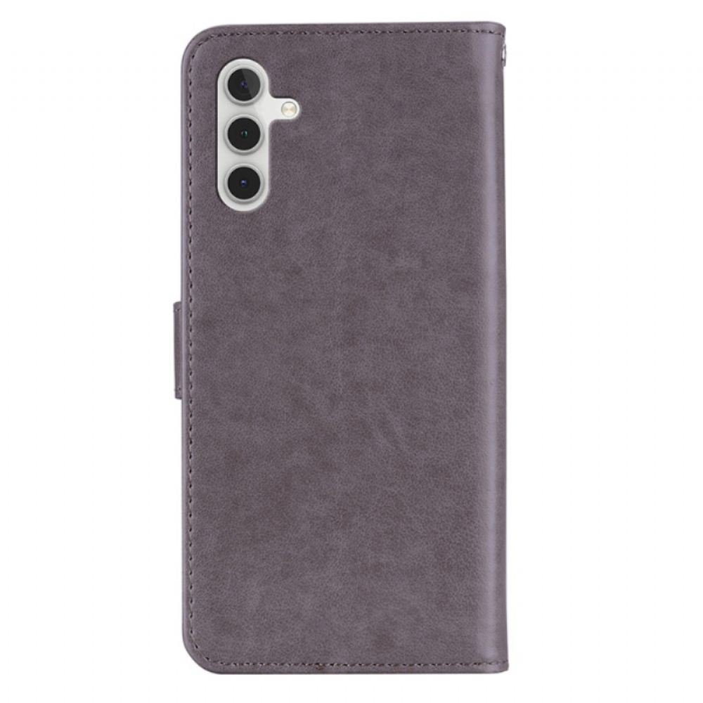 Kožený Kryt Na Samsung Galaxy A15 Sova Mandala A Kouzlo