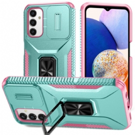 Kryt Na Samsung Galaxy A15 Dvouvrstvý Nárazuvzdorný A Posuvný Chránič Objektivu