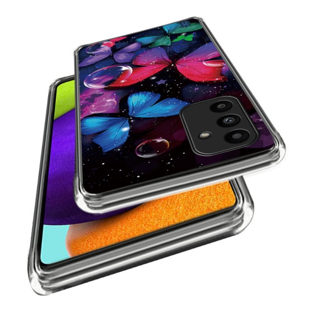 Kryt Samsung Galaxy A15 Barevní Motýli