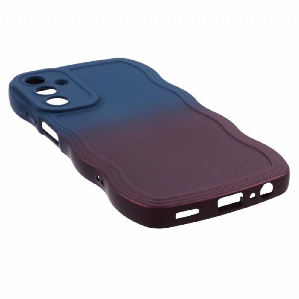 Kryt Samsung Galaxy A15 Dvoubarevný Vlnitý Silikon