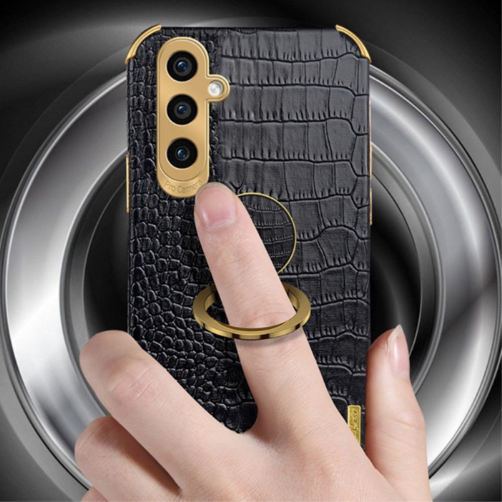 Kryt Samsung Galaxy A15 Krokodýlí Styl S Podporou