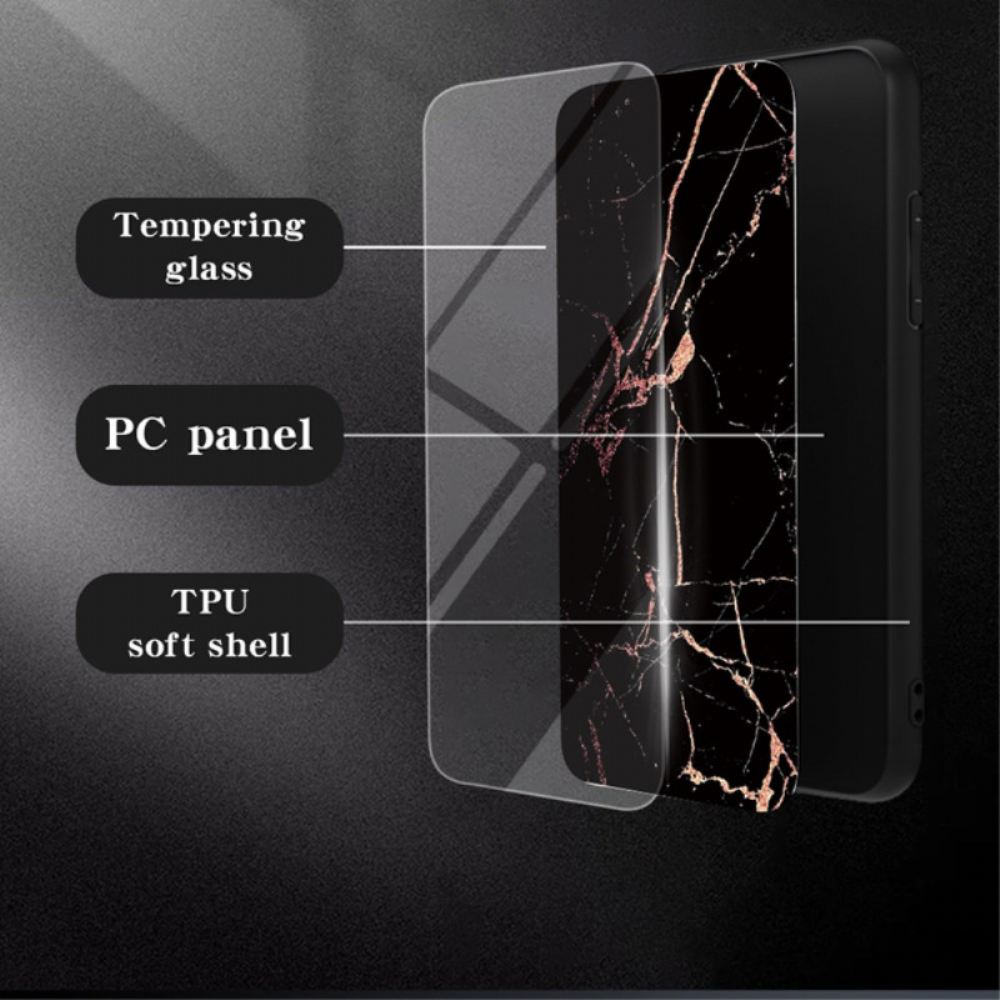 Kryt Samsung Galaxy A15 Kryty Na Mobil Tvrzené Sklo Ve Stylu Mramoru