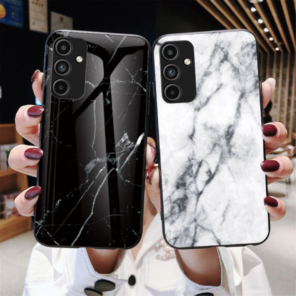 Kryt Samsung Galaxy A15 Kryty Na Mobil Tvrzené Sklo Ve Stylu Mramoru