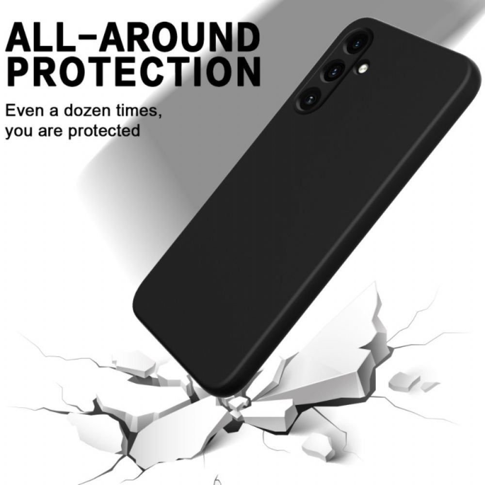 Kryt Samsung Galaxy A15 Kryty Na Mobil Řemínek Z Tekutého Silikonu