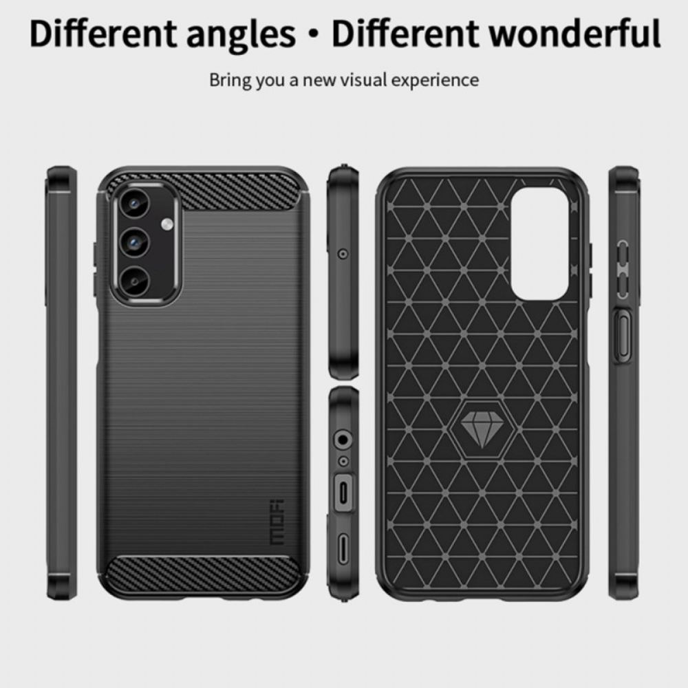 Kryt Samsung Galaxy A15 Mofi Kartáčované Uhlíkové Vlákno