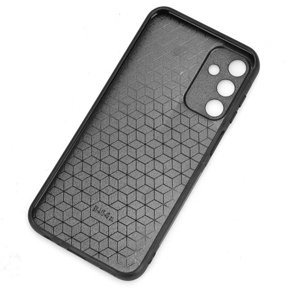 Kryt Samsung Galaxy A15 Prošívání S Koženým Efektem