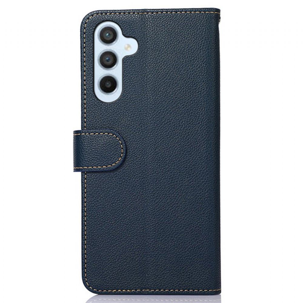 Peněženková Pouzdra Samsung Galaxy A15 Dvoubarevná Blokovací Peněženka Rfid Khazneh